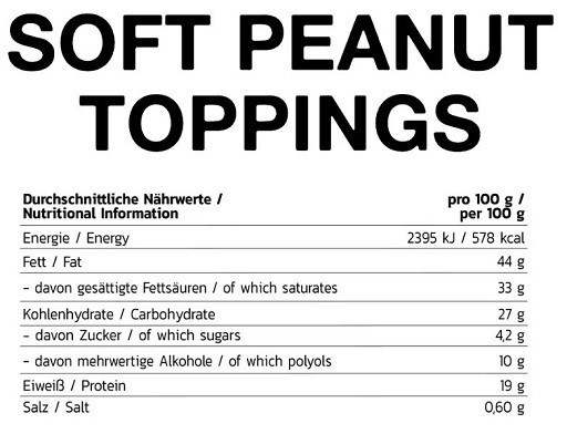 INLEAD Soft Peanut Toppings 150g | ROUGHBULL FITNESS