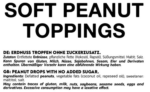INLEAD Soft Peanut Toppings 150g | ROUGHBULL FITNESS