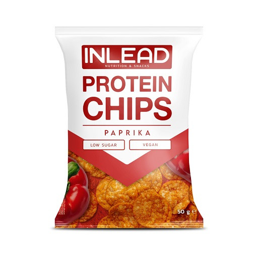 INLEAD Protein Chips - 6x50g Paprika | ROUGHBULL FITNESS