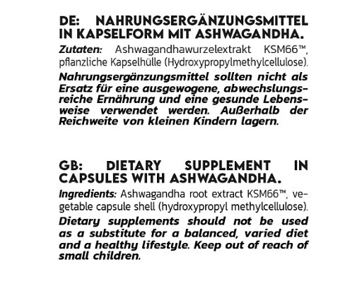 INLEAD Ashwagandha KSM-66 120 Kapseln | ROUGHBULL FITNESS