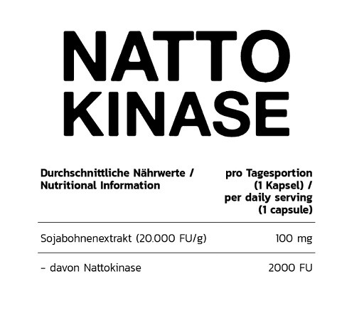 INLEAD Nattokinase 120 Kapseln | ROUGHBULL FITNESS
