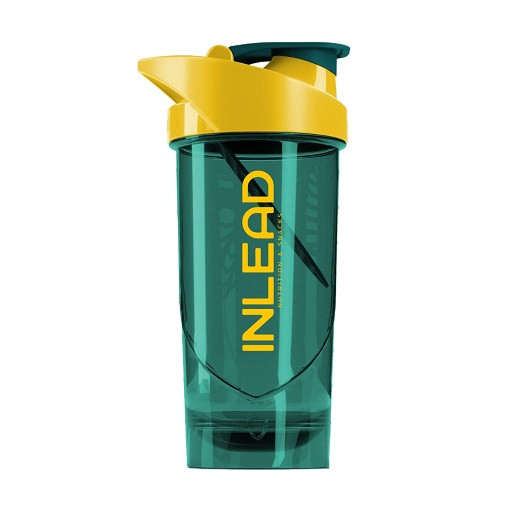 INLEAD Shaker Shieldmixer Green Yellow 700ml | ROUGHBULL FITNESS