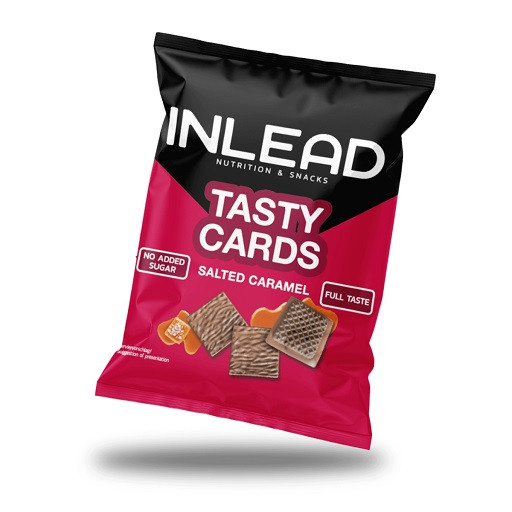 INLEAD Tasty Cards 52g Salted Caramel INAKTIV | ROUGHBULL FITNESS