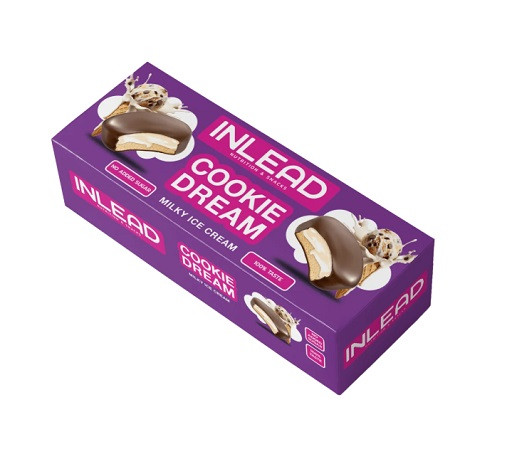 INLEAD Cookie Dream 128g Milky Ice Cream INAKTIV | ROUGHBULL FITNESS
