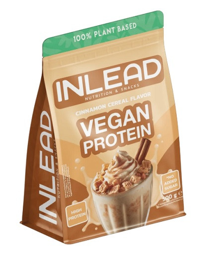 INLEAD Vegan Protein 500g Creamy Chocolate | ROUGHBULL FITNESS