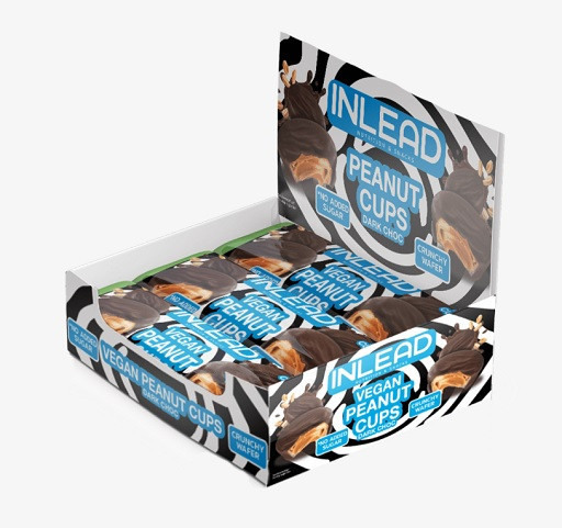 INLEAD Peanut Cups - Karton 15x50g Milk Chocolate | ROUGHBULL FITNESS