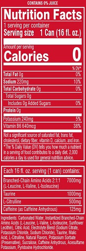 Scivation Xtend BCAA RTD + Energy  (12x473ml) fruit punch | ROUGHBULL FITNESS