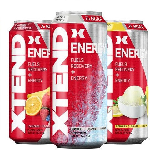 Scivation Xtend BCAA RTD + Energy  (12x473ml) ultra frost | ROUGHBULL FITNESS