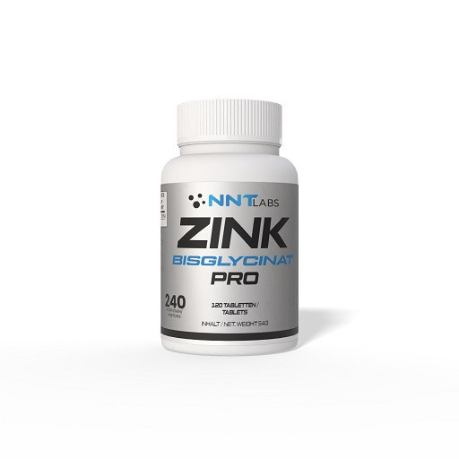 NNT Zink 50mg Bisglycinat PRO 120 Tabletten | ROUGHBULL FITNESS