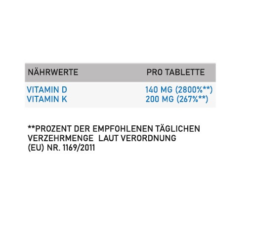 NNT Vitamin D3+K2 5600 IU 60 Tabletten | ROUGHBULL FITNESS