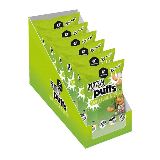 GoFitness Protein Puffs 6x50g Box BBQ | ROUGHBULL FITNESS