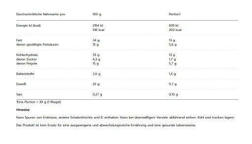 MaxiNutrition Protein Waffle Bar 12x39g CHRUNCH HAZELNUT SPREAD | ROUGHBULL FITNESS