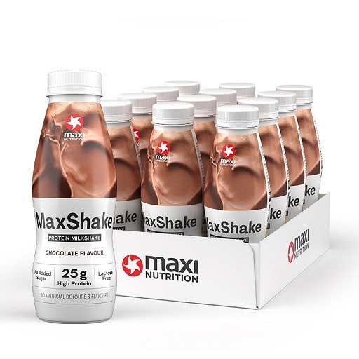 MaxiNutrition MaxShake Protein Milkshake RTD 12x330ml Chocolate | ROUGHBULL FITNESS