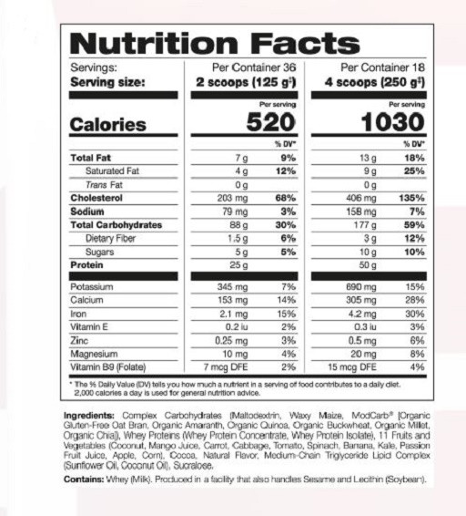 Perfect Sports Hulk Clean Mass Gainer - 4.54kg Banana | ROUGHBULL FITNESS