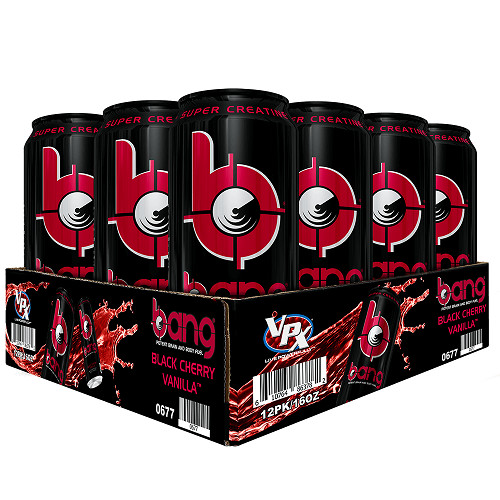 VPX BANG RDT Energy Drink - (12x473ml) Black Cherry Vanilla | ROUGHBULL FITNESS