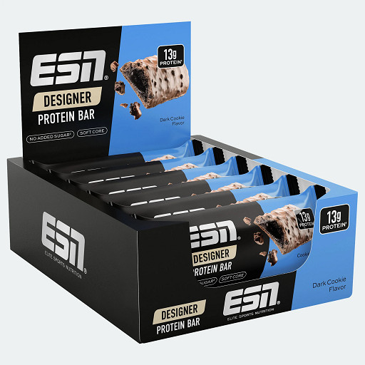 ESN Designer Bar Box 12x 45g Dark Cookie | ROUGHBULL FITNESS
