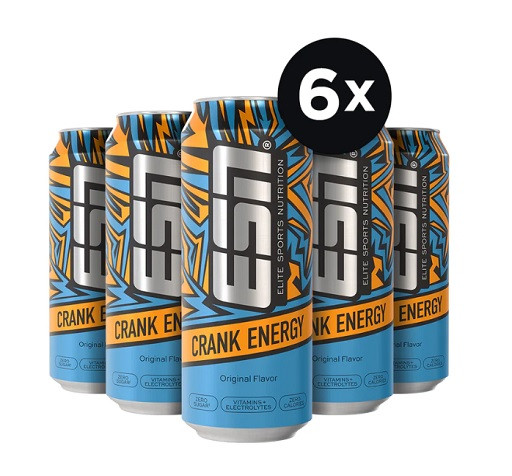 ESN Crank Energy 6x500ml BEULEN + OHNE ORIG. UMVERP. White Beschädigt/ Beulen | ROUGHBULL FITNESS