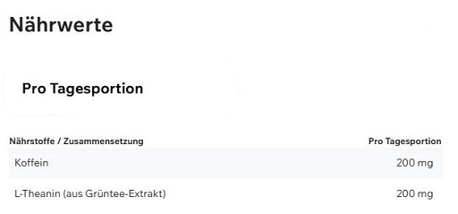 ESN Caffeine + L-Theanine 100 Kapseln | ROUGHBULL FITNESS