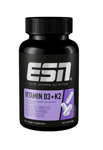 ESN Vitamin D3 + K2 120 Kapsel | ROUGHBULL FITNESS