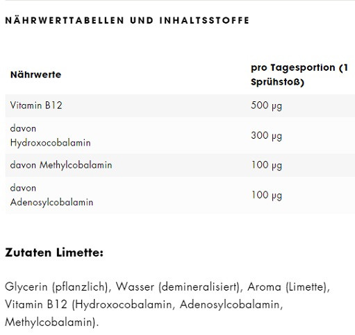 ESN Vitamin B12 30ml Spray Minze | ROUGHBULL FITNESS