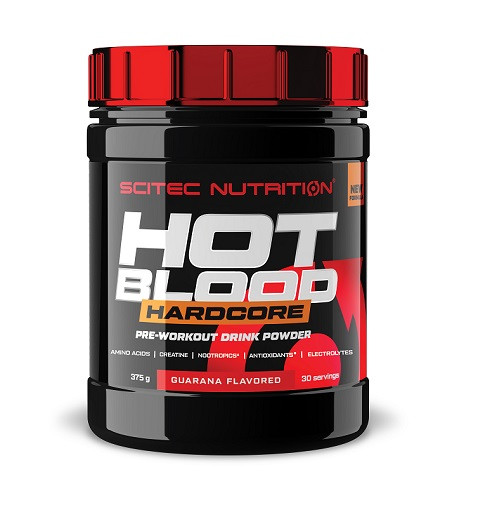 Scitec Hot Blood Hardcore - 375g Guarana | ROUGHBULL FITNESS