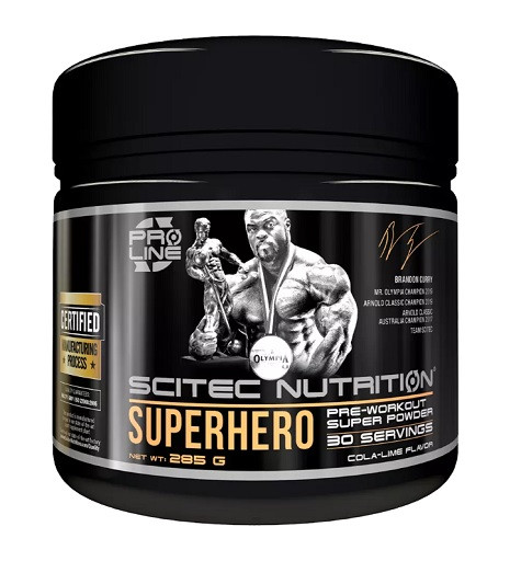 Scitec Superhero 285g Red Chai Latte | ROUGHBULL FITNESS