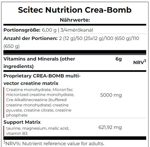 Scitec Crea-Bomb 660g Pink Lemonade | ROUGHBULL FITNESS