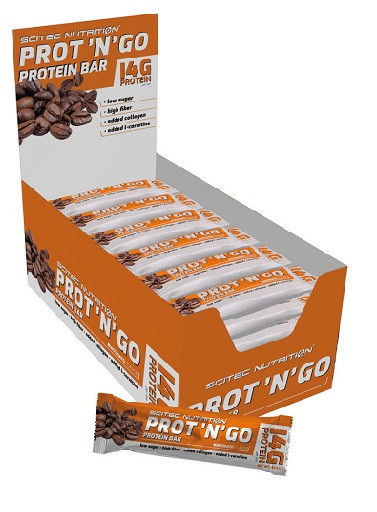 Scitec Prot´n´go Protein Bar (24x45g) - Macchiato | ROUGHBULL FITNESS