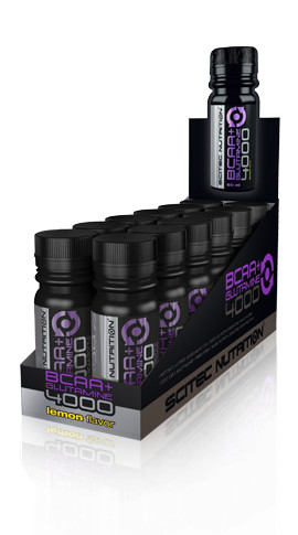 Scitec SHOT BCAA + Glutamin 4000 (12x60ml) lemon | ROUGHBULL FITNESS