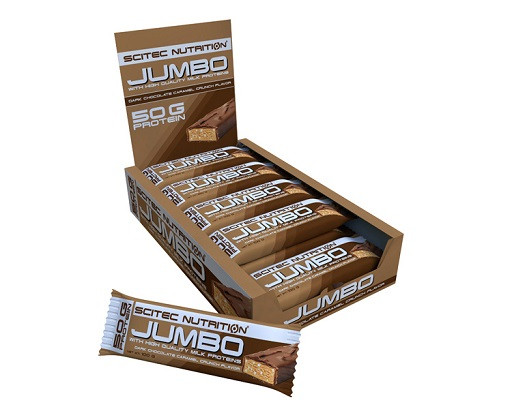 Scitec Jumbo Bar (15x100g) Choc. Caramel Crunch | ROUGHBULL FITNESS