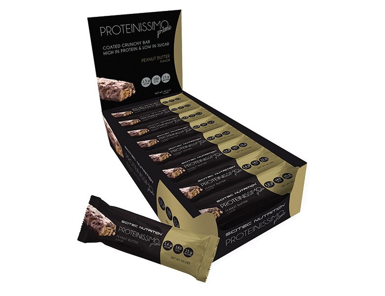 Scitec Proteinissimo(24x50gRiegel) Peanut Butter | ROUGHBULL FITNESS