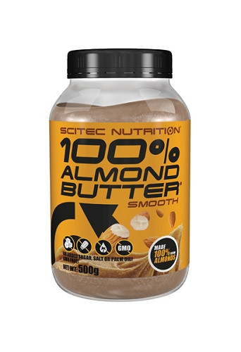 Scitec 100% Almond Butter 500g | ROUGHBULL FITNESS