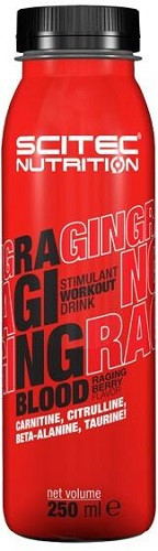 Scitec Raging Blood, Original (12x250ml) Raging Berry | ROUGHBULL FITNESS