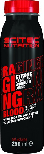 Scitec Raging Blood, Strong (12x250ml) Tropical Thunder | ROUGHBULL FITNESS