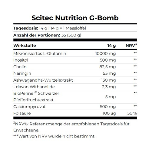 Scitec G-Bomb 500g Orange Juice | ROUGHBULL FITNESS