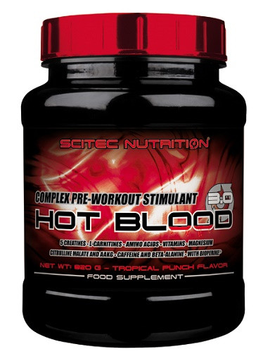 Scitec Hot Blood 3.0 - 820g Orange Juice | ROUGHBULL FITNESS
