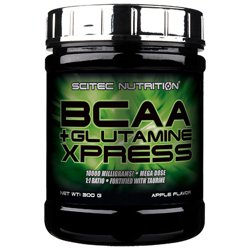 Scitec BCAA + Glutamine Xpress - 300g Apple | ROUGHBULL FITNESS