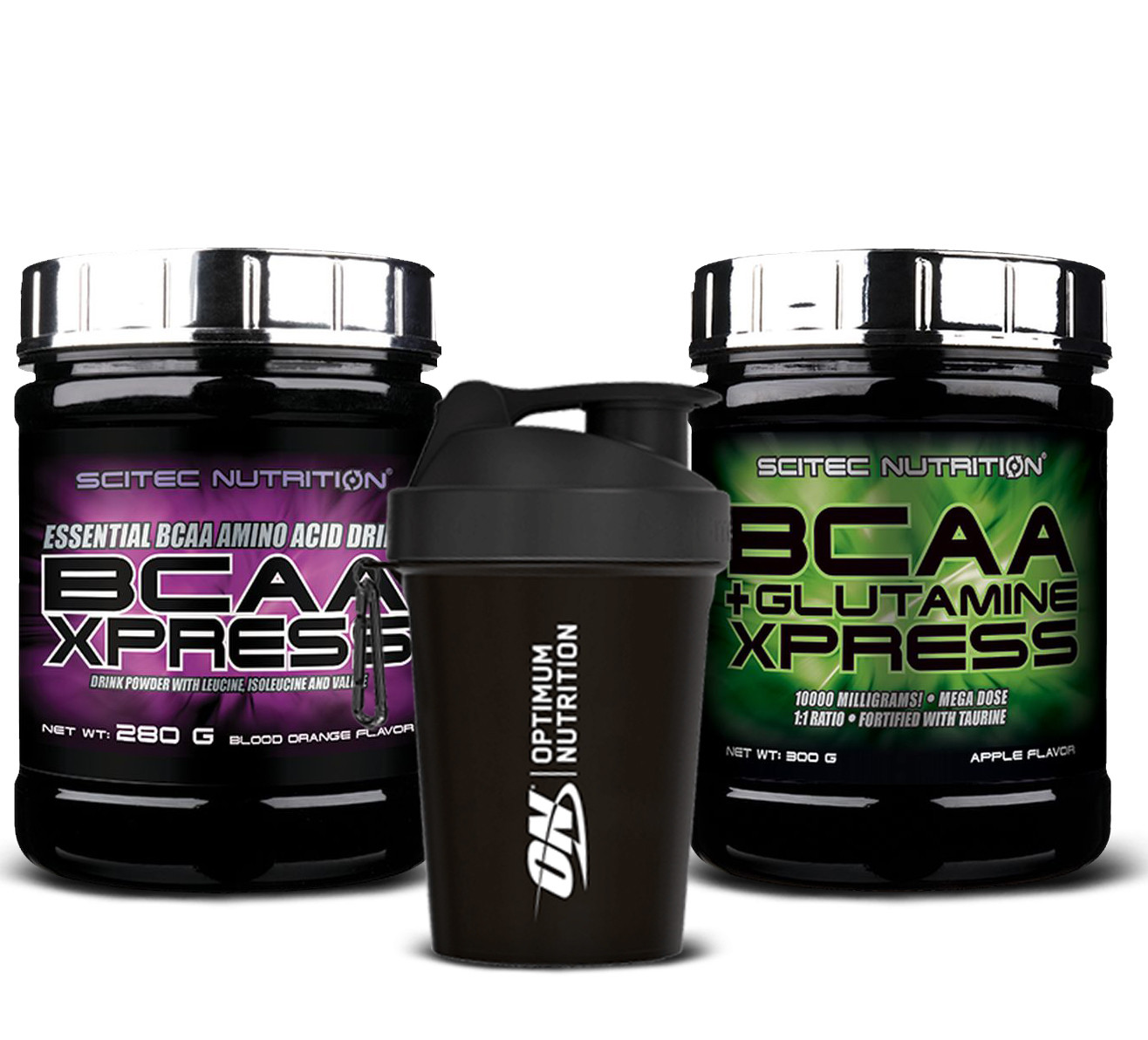 Scitec BCAA Xpress + ON Smartshake und BCAA-Glutamin Xpress | ROUGHBULL FITNESS
