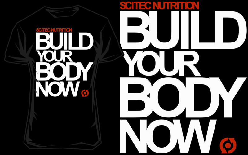 Scitec T-Shirt Build S | ROUGHBULL FITNESS