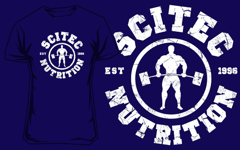 Scitec T-Shirt Ring M + Scitec Shaker Diverse | ROUGHBULL FITNESS