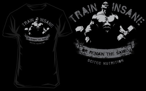 Scitec T-Shirt Train insane XL | ROUGHBULL FITNESS