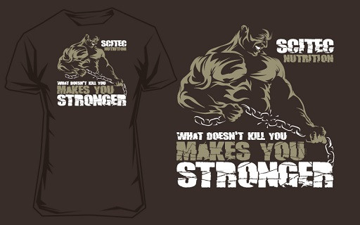 Scitec T-Shirt Strong Men XXL | ROUGHBULL FITNESS