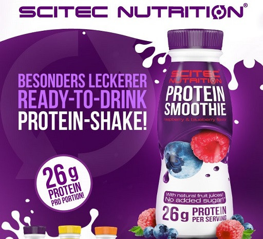 Scitec Protein Smoothie 8x330ml Blue-Raspberry | ROUGHBULL FITNESS