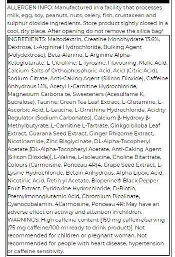 Scitec Hot Blood Hardcore 700g Rote Früchte | ROUGHBULL FITNESS