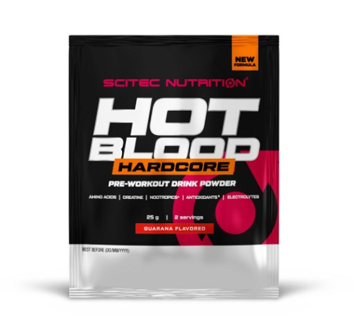 Scitec Nutrition Hot Blood Hardcore 10x25g PROBEN | ROUGHBULL FITNESS