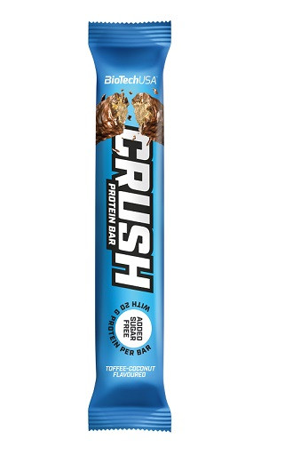 BioTech Crush Bar 12x64g Chocolate Peanut Butter | ROUGHBULL FITNESS