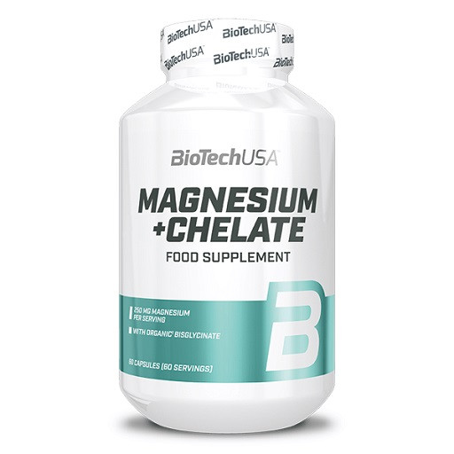 BioTech Magnesium + Chelate 60 Kapsel | ROUGHBULL FITNESS