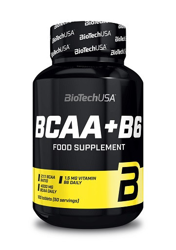 BioTech BCAA+B6 100 Tabl | ROUGHBULL FITNESS