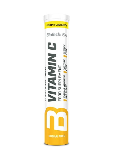 BioTech Vitamin C 1000 Brausetablette 20Stk. | ROUGHBULL FITNESS