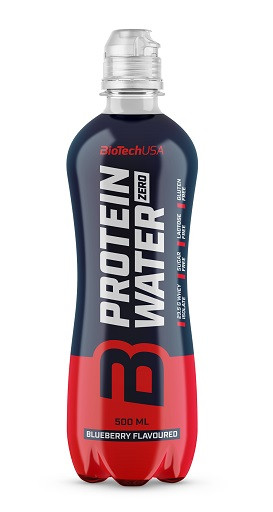 BioTech Protein Water Zero 6x500ml  Blueberry | ROUGHBULL FITNESS